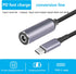 SinLoon PD 100W Laptop Charger Adapter Cable, DC 5.5mm x 2.5mm Female Input to USB Type C Male Power Charging Cable for