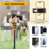 EMART Tripod for iPhone, Adjustable 52’’ Tall Portable Travel Stand, Cell Phone Tripod with Remote for Smartphone