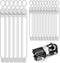 Nearockle 16PCS Silicone Cable Ties Cord Organizer, 4.5" & 7.1" Reusable Cable Management for Home, Office, Travel