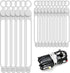 Nearockle 16PCS Silicone Cable Ties Cord Organizer, 4.5" & 7.1" Reusable Cable Management for Home, Office, Travel