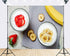 TryKid 10x8ft Strawberry Banana Yogurt Parfait Backdrop Fresh Fruit Healthy Snack Scene Photography Background Brunch