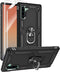 Samsung Galaxy Note 10 Case with HD Screen Protectors, Military-Grade Metal Ring Holder, Shockproof Cover