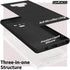oakxco Black Galaxy Note 9 Phone Case, Liquid Silicone Cute Thin Slim Soft Rubber TPU Protective Bumper