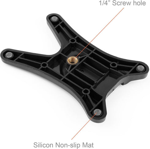 Anwenk Flash Speedlight Hot Shoe Mount Stand with 1/4" Metal Tripod Thread for Flash Speedlight