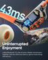 truefree F2 Open Ear Headphones, Bluetooth 5.3 Sport Earbuds with 16.2mm Enhanced Bass, Dual Mic, 15H Playtime, App