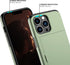 Nvollnoe iPhone 13 Pro Case - Heavy Duty, Dual Layer, Shockproof, Slim Wallet with Hidden Card Slot (Green) for Men &