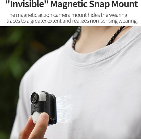 Magnetic Neck Mount Holder with Lanyard Strap for Insta360 Go 3