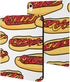 Generic Hot Dogs Mustard Ketchup Fashion Case Compatible with 10th 9th 8th 7th