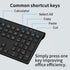 Wireless Keyboard and Mouse Combo, Silent Full-Size Computer Keyboard with Calculator Button, 2400 DPI Mouse, Slim USB