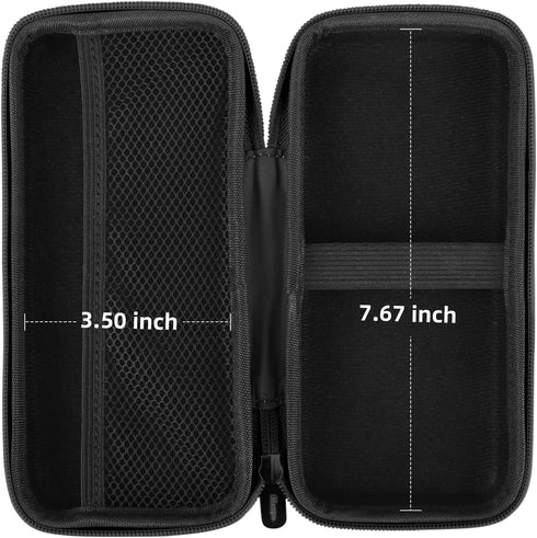 8.5x4.5x2 inch iMangoo Travel Essential Electronics Organizer Pouch Charger Case Shockproof Dual Zipper Power Bank