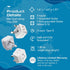 Ceptics UK Travel Plug Adapter, 2 in 1 Type G Adapter, US to UK Adapter with Dual USA Inputs, 3 Pack
