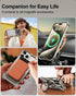 Z Case for iPhone 15 Pro Max, Frameless with MagSafe Kickstand, 360° Rotatable, Ultra Thin Metal Hard Case