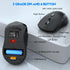 E-YOOSO Wireless Keyboard and Mouse Combo - 2.4GHz Full-Sized Ergonomic Keyboard with Wrist Rest, USB Mouse