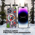 Choiche iPhone 14 Pro Magnetic Case - Glitter Christmas Tree, Clear Bling, with 3x Diamond Lens & 2x Tempered Glass