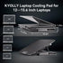 Ultra Slim Laptop Cooling Pad for 10-15.6 Inch Laptops, Portable Notebook Cooler with Adjustable Wind Speed