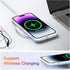 EYZUTAK iPhone 13 Pro Max Case, Colorful Retro Oil Painting Flower Moon Pattern, Stylish Durable TPU Cover - Purple