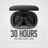 Runner 40 Secure-Fit Wireless Earbuds for Small Ears, Bluetooth Earbuds for Running, Deep Bass Wrap Around Earbuds with