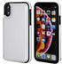 iPhone XR Wallet Case with Card Holder, Premium PU Leather Kickstand, Double Magnetic Clasp, Shockproof Cover (White)