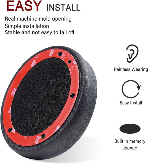 Solo3 Ear Pads Cushions Replacement for Beats Solo 2 & 3 Wireless Headphones, Memory Foam Earpads