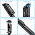 SelfieShow Extendable Selfie Stick Tripod with Wireless Remote and Stand, Portable, Lightweight for iPhone 15 14 13 12
