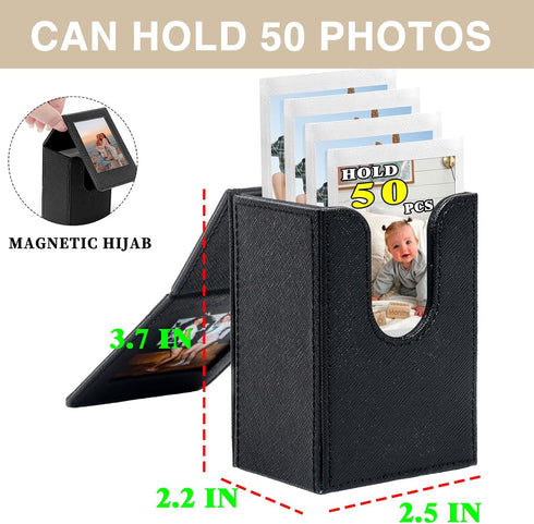 Fujifilm Instax Mini 12/11/99/90/EVO Mini 3 Inch Film Picture Holder Case, Photo Pouch for 50+ Films