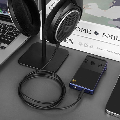 Geekria Audio Headphone Cable, Compatible with Sennheiser HD Series, 3.5mm to 2.5mm Stereo Cord (4 ft)