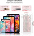 Emetok Wireless Keyboard for Tablet, iPad, iOS, Android, Windows, Rechargeable Mini Bluetooth Keyboard, Portable Size