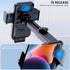 Phone Holder Car Mount for iPhone, Powerful Suction Dashboard Windshield Air Vent Universal Accessories