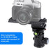 L-LINK 16cm/6.3in 2 1/4" Way Macro Focusing Rail Slider, Quick Screw Release Mount Camera Flash Support Plate, Focusing
