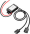 JSADZKJ 12V 24V DC to 5V 3A 15W Dual USB Female Power Converter,DC-D