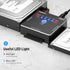 FIDECO SATA/IDE to USB 3.0 Adapter Cable for 2.5/3.5 Inch HDD SSD, 16TB Support