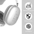 Clear Soft TPU Anti-Scratch Case Compatible with Apple AirPods Max, Ear Pad Cover, Headband Cover, Clear