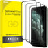 JETech 3-Pack Full Coverage Screen Protector for iPhone 11 Pro Max/XS Max 6.5", Black Edge, 9H Tempered Glass, HD Clear