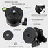 Leftfoto 360 15 10kg/22lbs Precision Tripod Leveling Base Plate Half Ball Leveler with Rotation and +/- Tilt Compatible