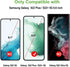 2 pack Anti Blue Light Tempered Glass Screen Protector Compatible with Samsung Galaxy S22 Plus / S22+.Eye Protection Tempered Glass Film,No Bubbles,9H Hardness HD, Blue Light Blocking Screen Protective Film for Samsung Galaxy S22 Plus / S22+ 6.6” (Purple)