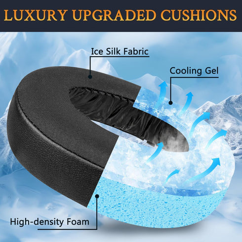 SOULWIT Earpads Cushions Replacement for Sony Playstation 5 Pulse PS5 3D Wireless Headset, Noise Isolation Foam