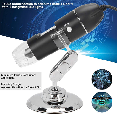 Electronic Microscope for Jewelry, Coin, Collection, and Textile Inspection