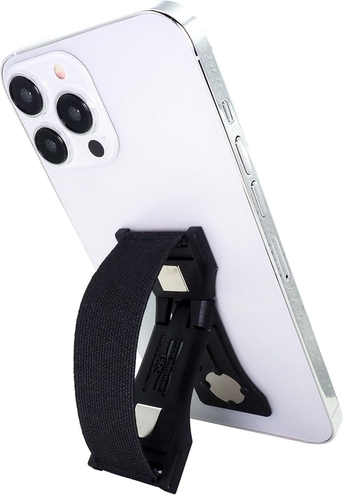 LOVEHANDLE PRO Premium Phone Grip - Elastic Phone Strap - Magnetic Phone Mount and Kickstand for Smartphone and Tablet
