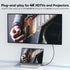 10Ft, (4K@30Hz 1080P@120Hz HDMI1.4 10 Display Port to HDMI Cable One-Direction) DisplayPort DP to Cord Long Feet