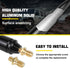 MFC 5.7" Black Antenna Mast - Compatible with Jeep Wrangler JK JL TJ Gladiator JT 1997-2024 Heavy Gauge Aluminum