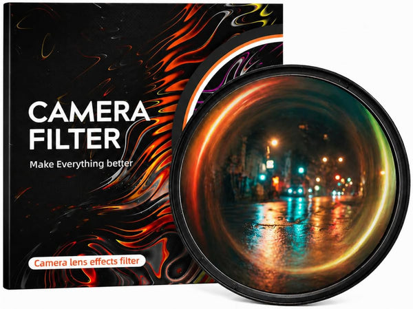 Besvalo Camera Vortex Effect Filter, 67MM Prism Film Special Effects Glass Lens Photography