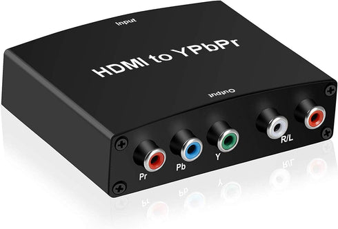 HDMI to Component Converter - avedio links HDMI to 1080P YPbPr 5RCA RGB + R/L Video Audio Adapter