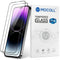2PCS Tempered Glass Screen Protector for iPhone 14 Pro Max, Full Coverage HD Clear Eye Protection 9H Hardness