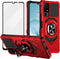 Ailiber TCL 40XL Case - Military Grade Shockproof Cover with Screen Protector & Ring Kickstand for Jitterbug Smart