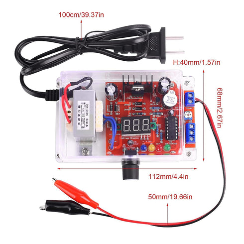LM317 Adjustable Voltage Regulator Kit, PEMENOL AC-DC 110V to 1.25V-12V, Electronic DIY Adjustable Signal Generator