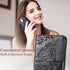 iPhone 11 Wallet Case, Women Flip Folio Cover with Butterfly Embossed PU Leather Stand Card Holder Slots, Magnetic