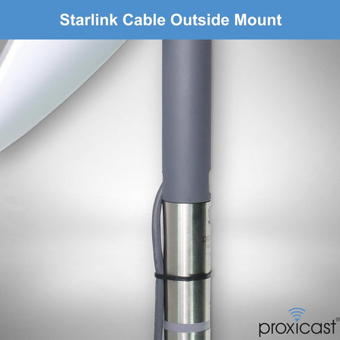 Proxicast Starlink Antenna Adapter for J-Max Mounts, Stainless Steel Coupler for V2 Motorized Satellite Dish