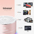 XLEADER A6 Mini Bluetooth Speaker - IPX7 Waterproof Shower Speaker with Lanyard, Cute Pink Speaker for iPhone, Gifts