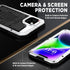 Beasyjoy Waterproof iPhone 14 Case - Metal Heavy Duty Full Body Protective Case with Built-in Screen Protector, Silver