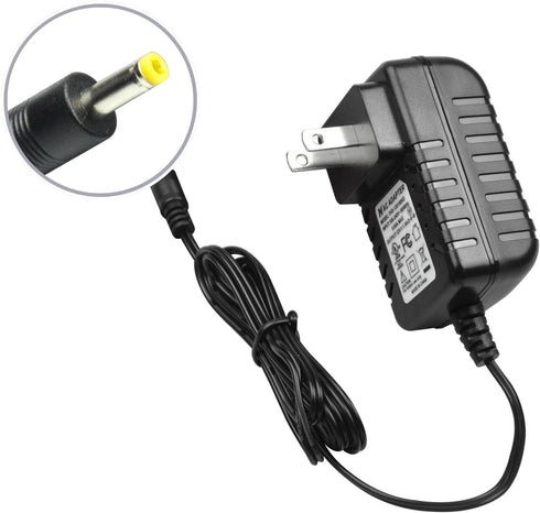 Wall Charger Power Supply Cord for Portable DVD Player, AC-DC Mains Adapter, Compatible with UEME/HDJUNTUNKOR